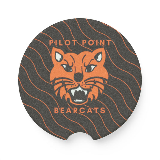 Pilot Point Bearcats Soapstone Car Coaster - Stylish Drink Holder for Car Enthusiasts