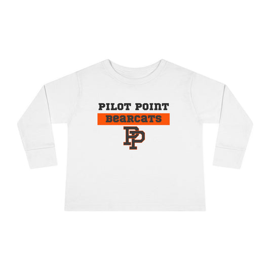 Pilot Point Bearcats Toddler Long Sleeve Tee - Cute & Cozy Kids Gear