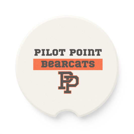 Pilot Point Bearcats Soapstone Car Coaster - Personalized Auto Accessory